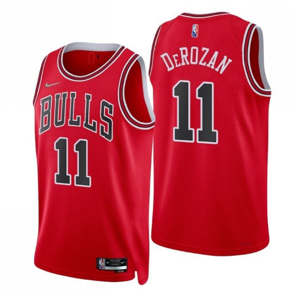 Men's Chicago Bulls Chicago Bulls DeRozan #11 Red 2021Swingman NBA Jersey - Icon Edition-Pro Kit Vault | Brand New 26/27 Sports Jerseys